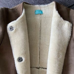 Real sheepskin winter coat
